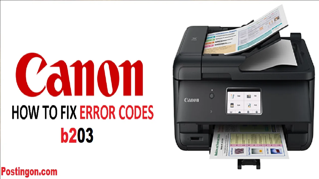 Canon printer b203