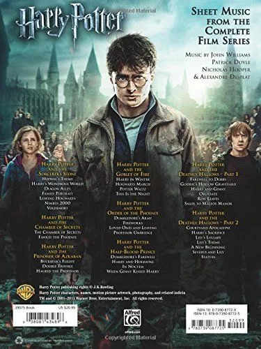 Harry potter sheet music